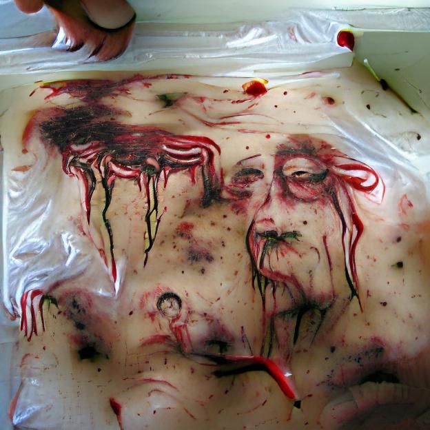 A Dark Angel's Oath in Muted Watercolor