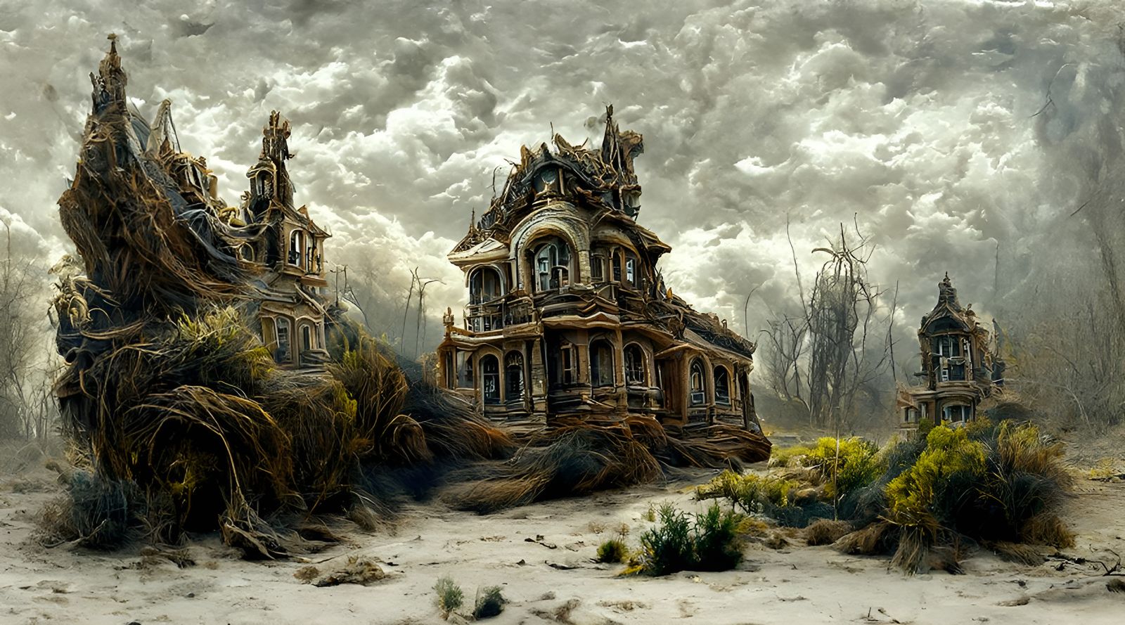 Surreal, Photorealistic Architecture in Enchanting Twilight