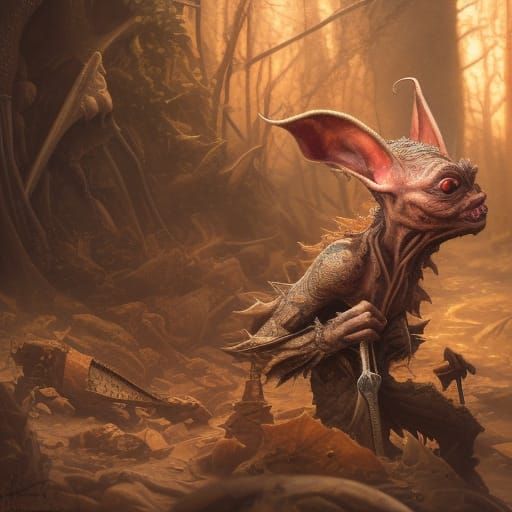 Exquisite Hyperrealist Goblin Masterpiece