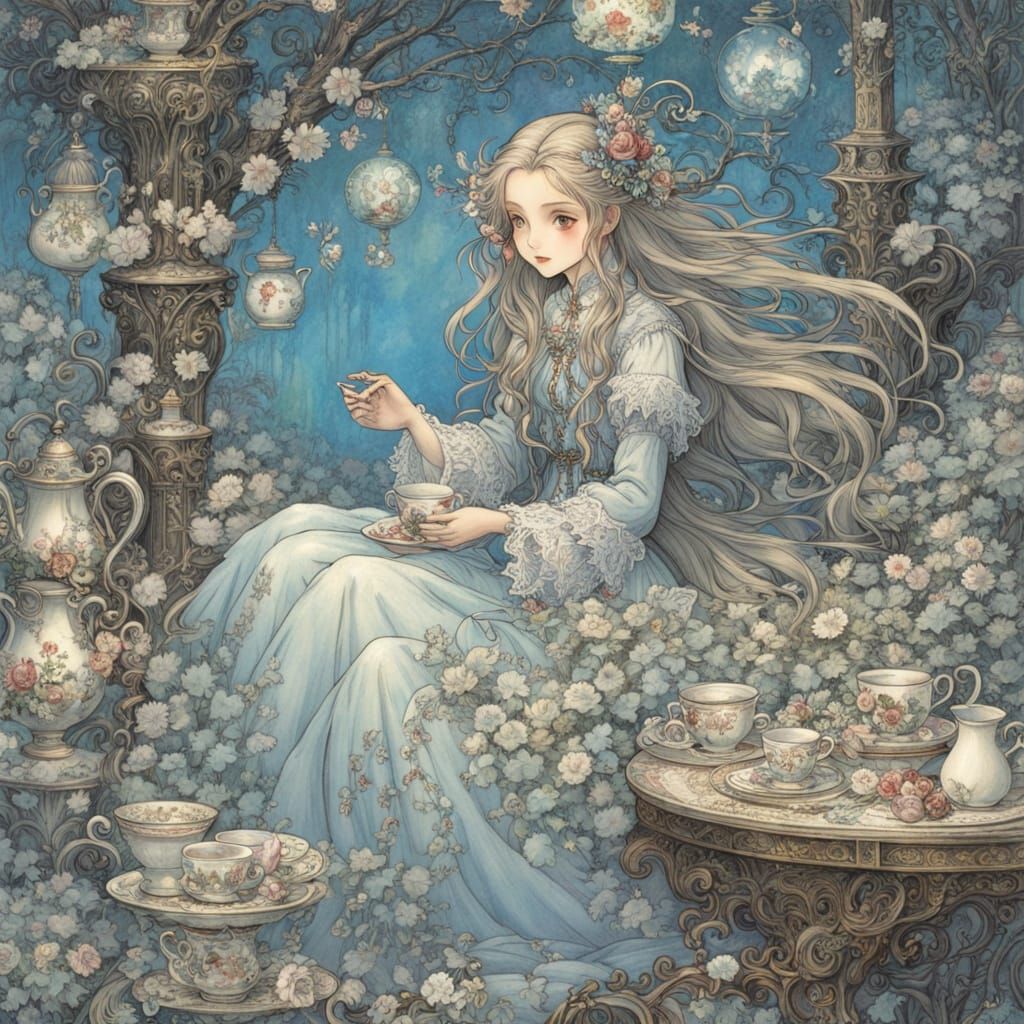 Dreamlike Alice Falls into Whimsical Wonderland