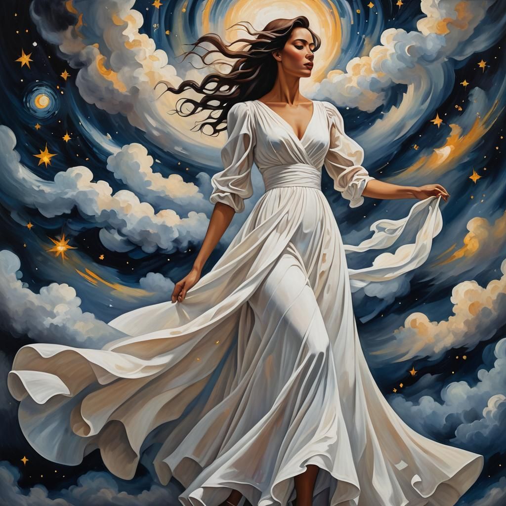 A Futuristic Vision in Abstract Expressionism