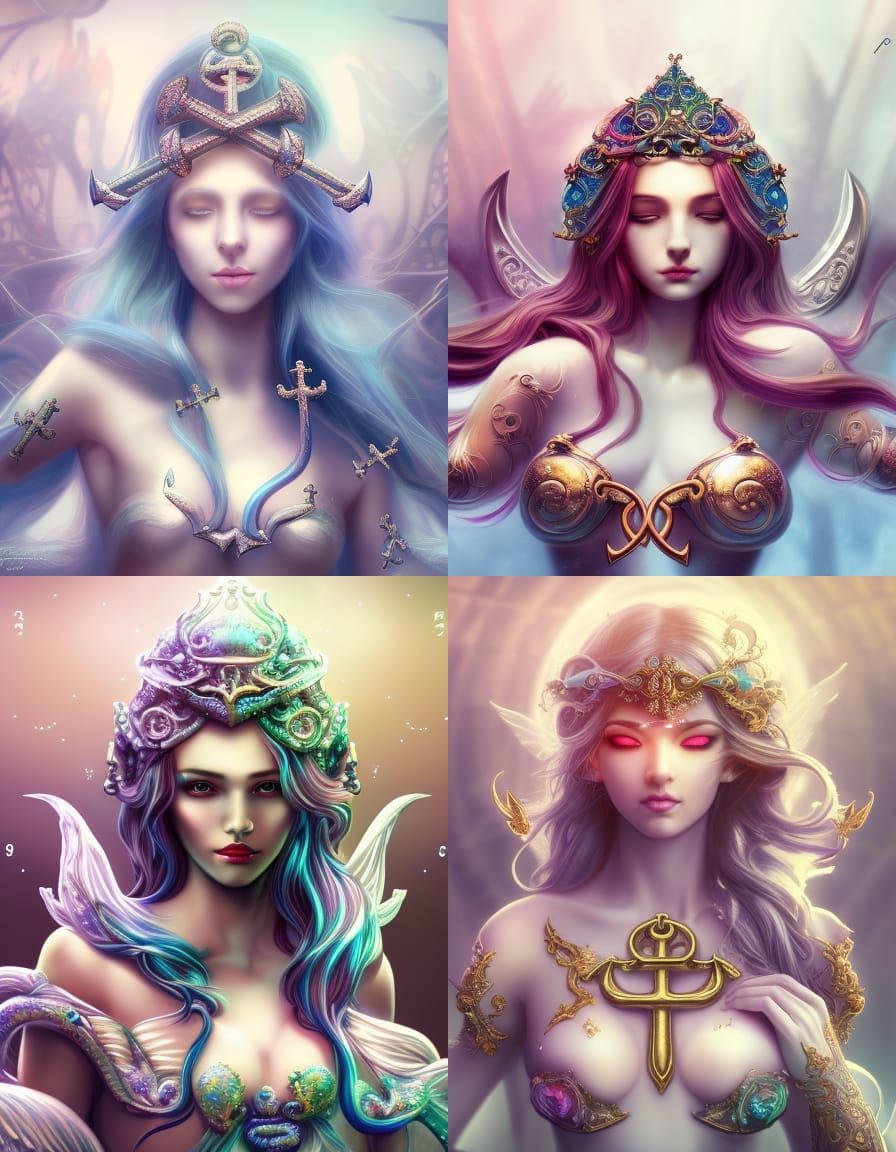 Ethereal Anchor Concept Art in Photorealistic Style