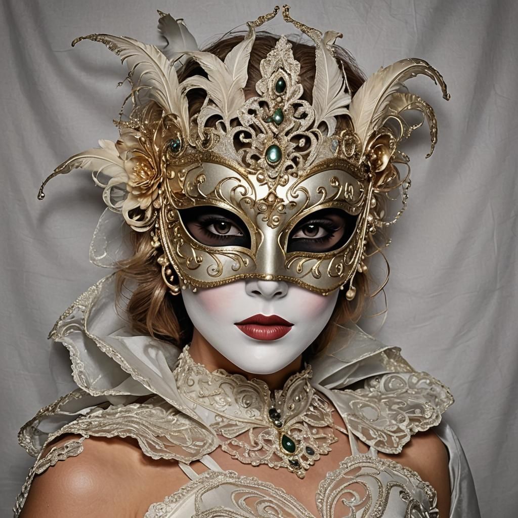 Elegant Masquerade Ball Scene