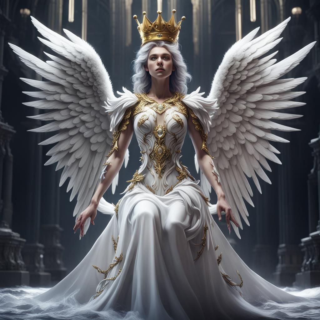 Ethereal Queen in Majestic Splendor