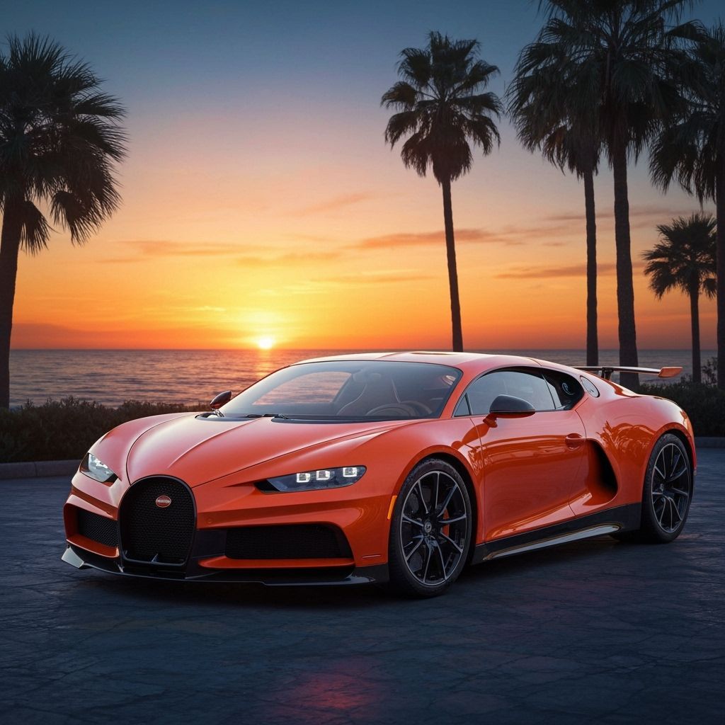 Bugatti Aura in Fiery Sunset Colors
