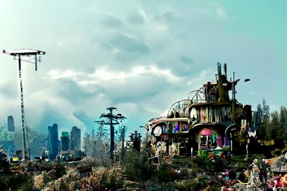 Abandoned Futuristic Paradise