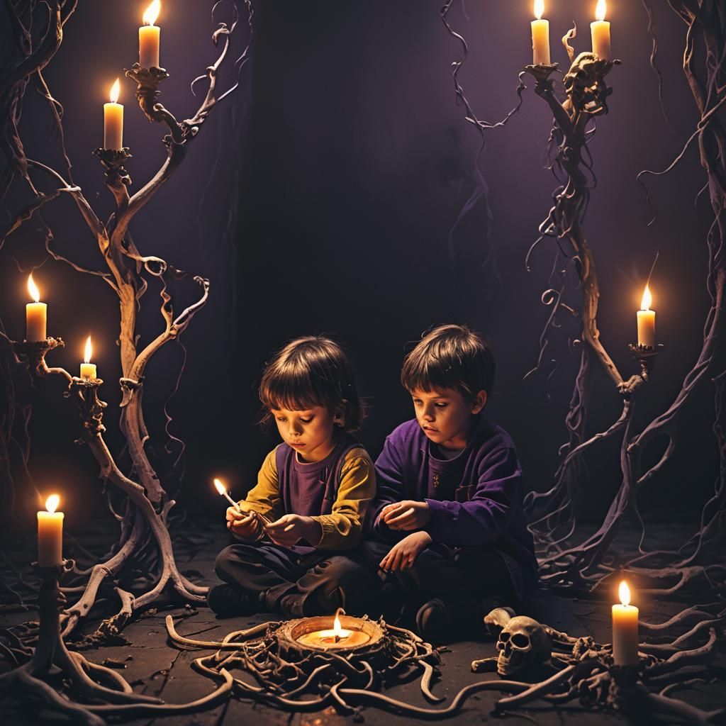 Surreal Shadows Emerge in Hyper-Realistic Dark Fantasy