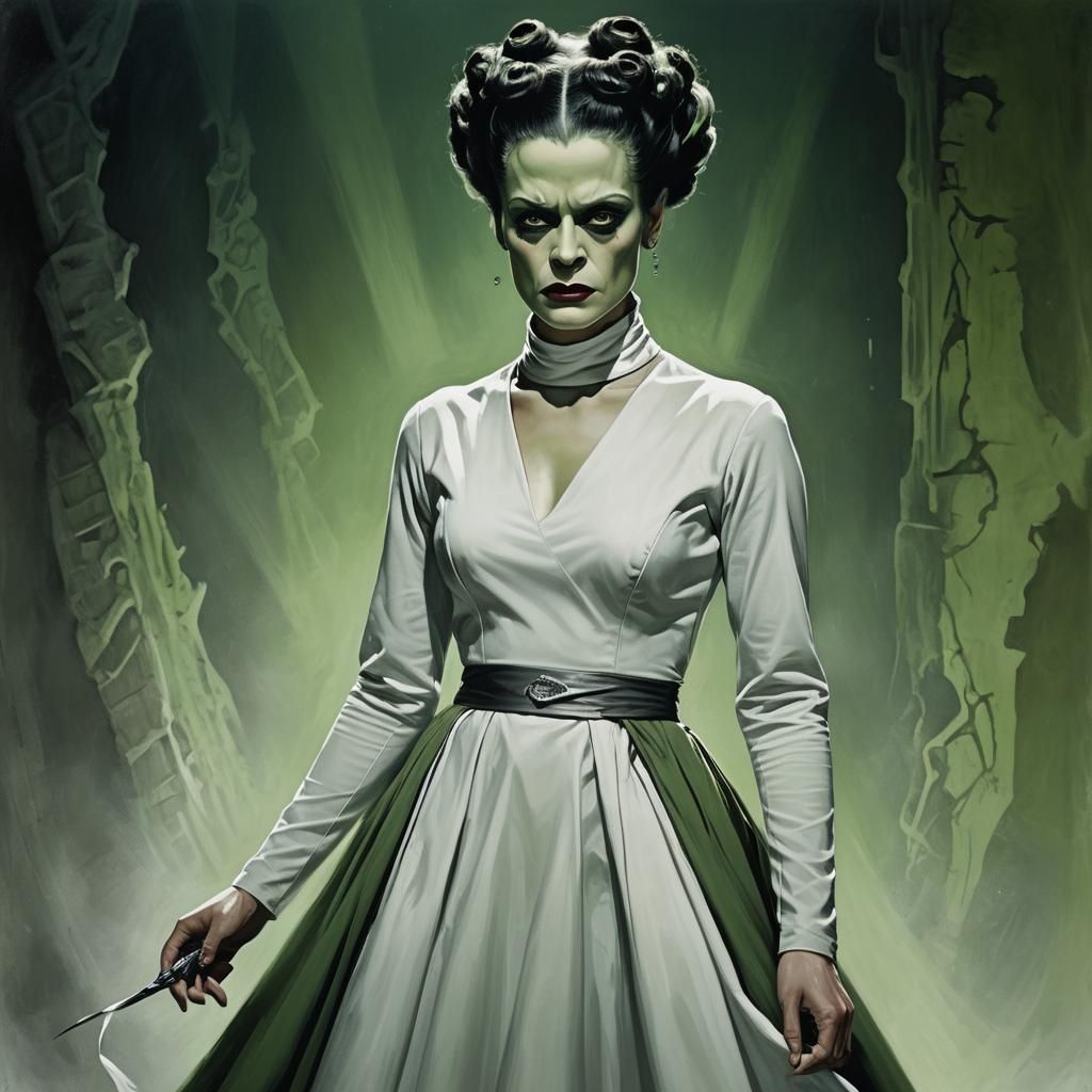 Bride of Frankenstein in Gothic Splendor