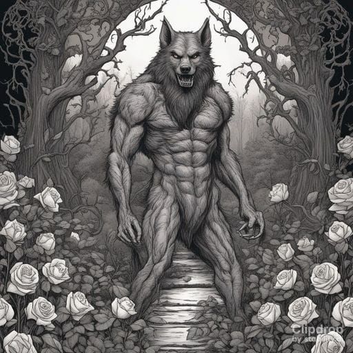 Moonlit Transformation in Gothic Horror