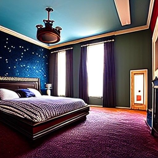 Hyperrealistic Portrait of a Vacant Bedroom