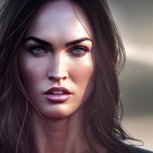Megan Fox Portrait in Unreal Engine 5