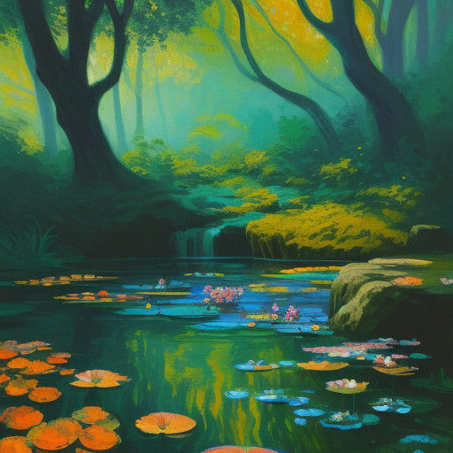 Vibrant Mermaid Nymphs Dance in Sunlit River