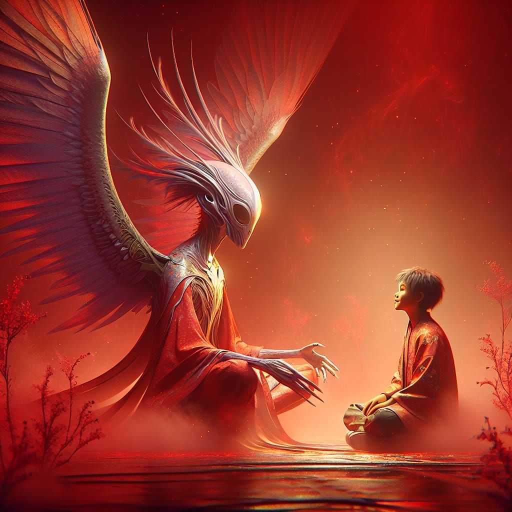 Ethereal Connection in Fantasy Art