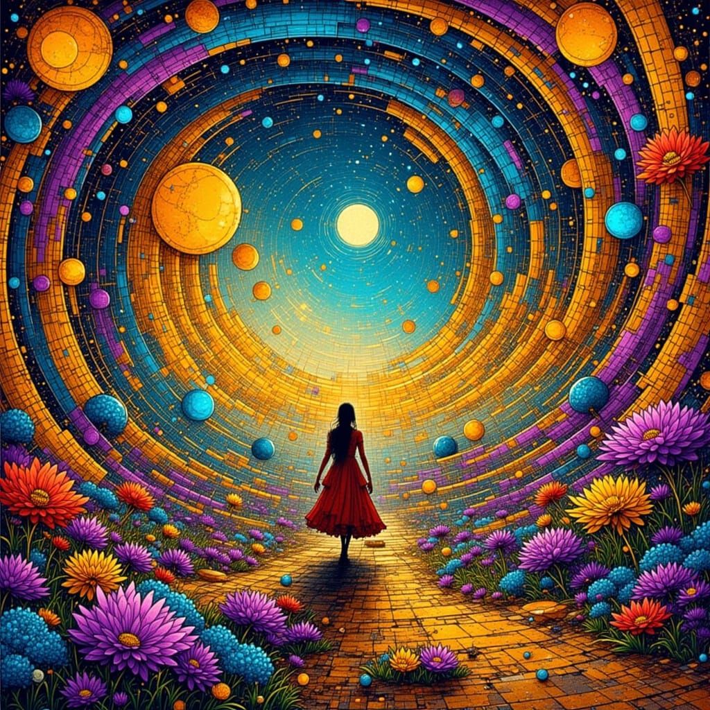 Kaleidoscopic Bird's Eye View Reveals Hidden World