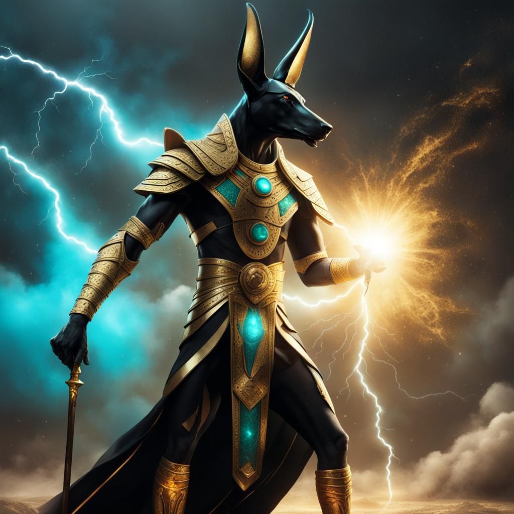 Anubis Conjures Celestial Magic