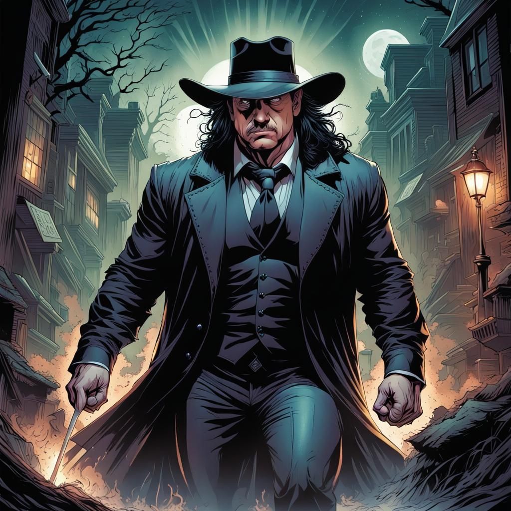 Undertaker in Comic Book Art Style by Mark Brooks and Dan Mu...