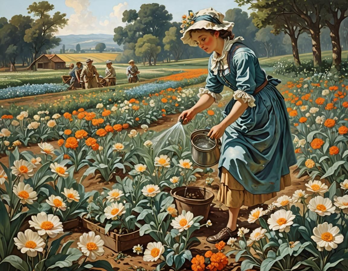 Surreal Florals in Neo-Expressionist Oil Painting