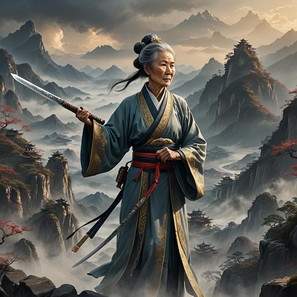 Ancient Warrior in Golden Hour