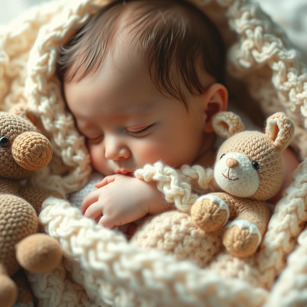 Baby in Cozy Surroundings