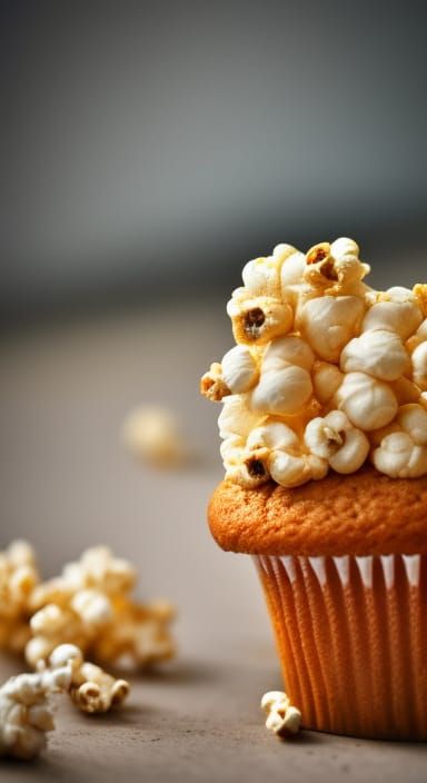 Outpost popcorn mix cupcake