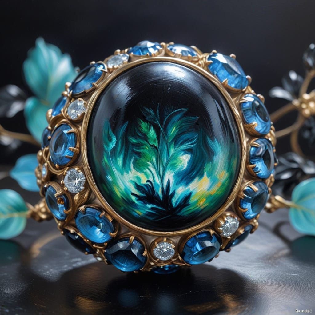 Dark Renoir-Inspired Painting