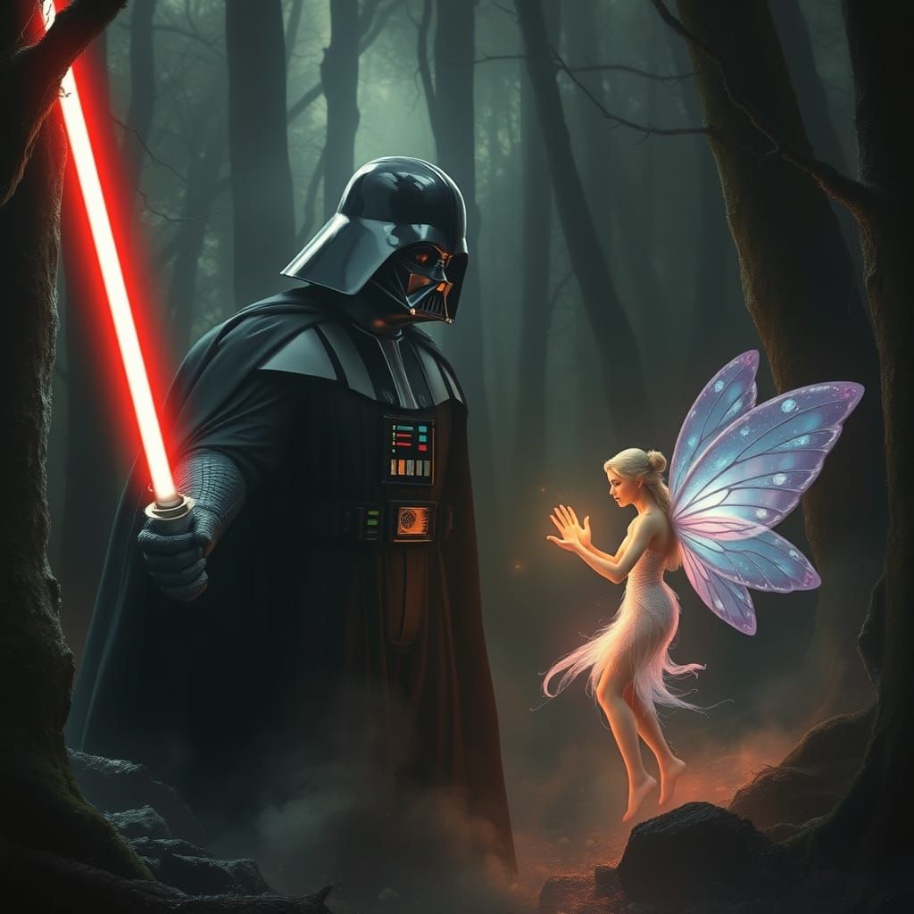 Dark Lord Meets Whimsical Fairy in Haunting, Dreamlike Lands...