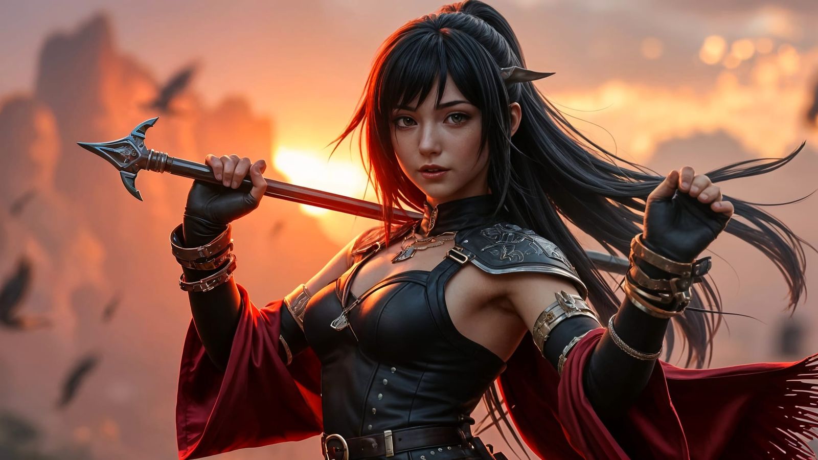 Hyperrealistic Final Fantasy Character Art in 8K
