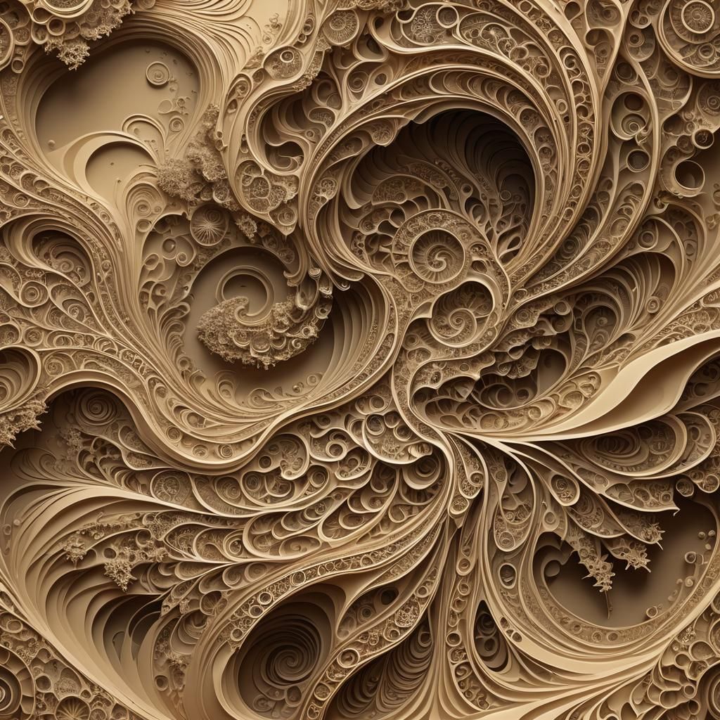 Ethereal Sand Spirit Ascending to Celestial Heights