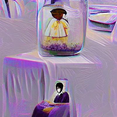 Eleanor Rigby's Isolated Reflection in a Jar