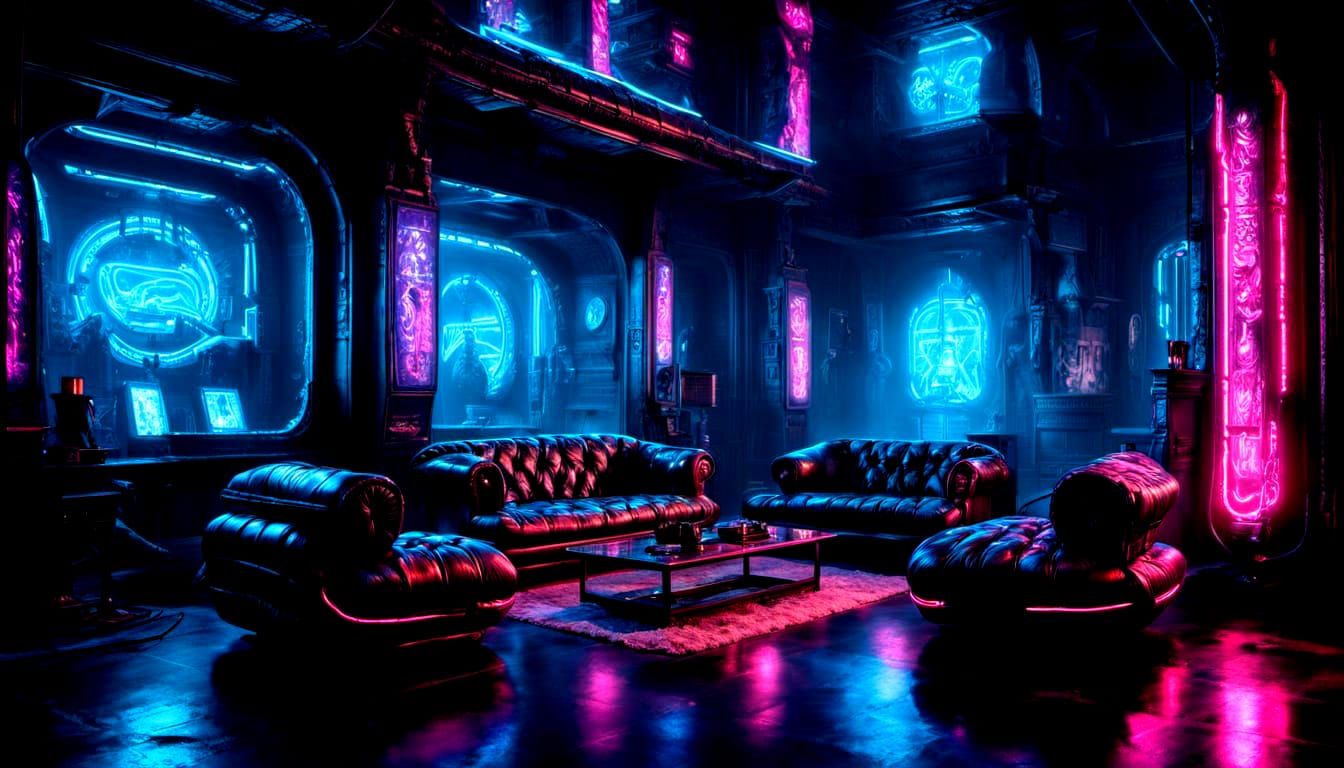 Late Night The At The Neon Lounge