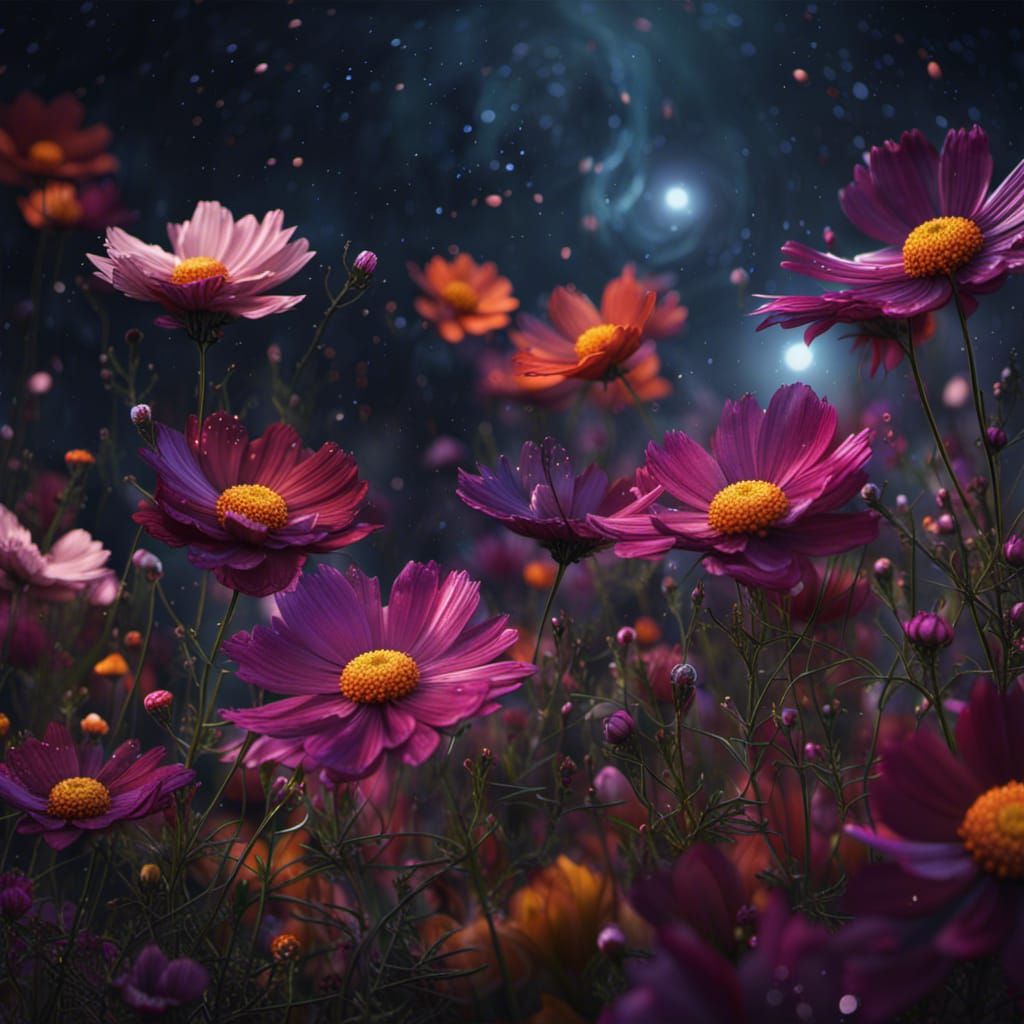 Cosmic Dreamscape in Deep Color