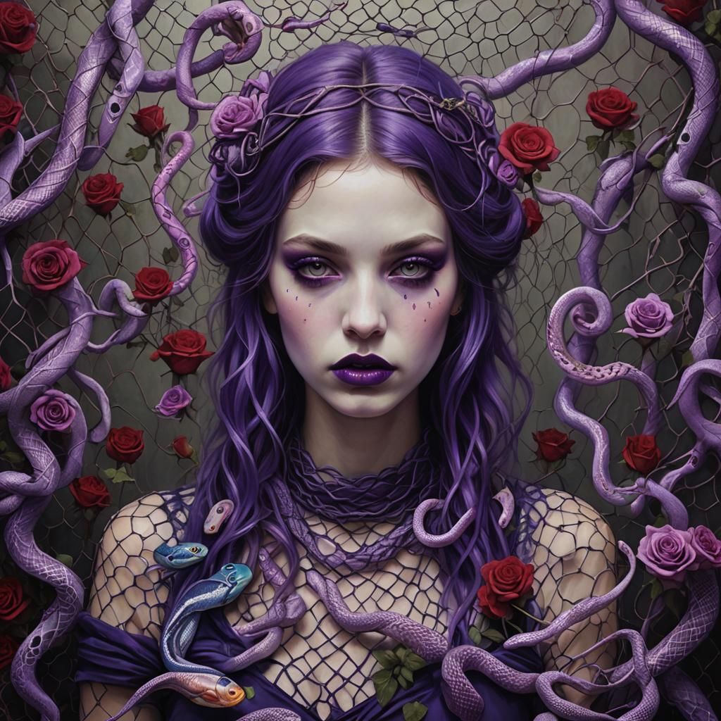 Dreamcore Vixen in Triadic Colors