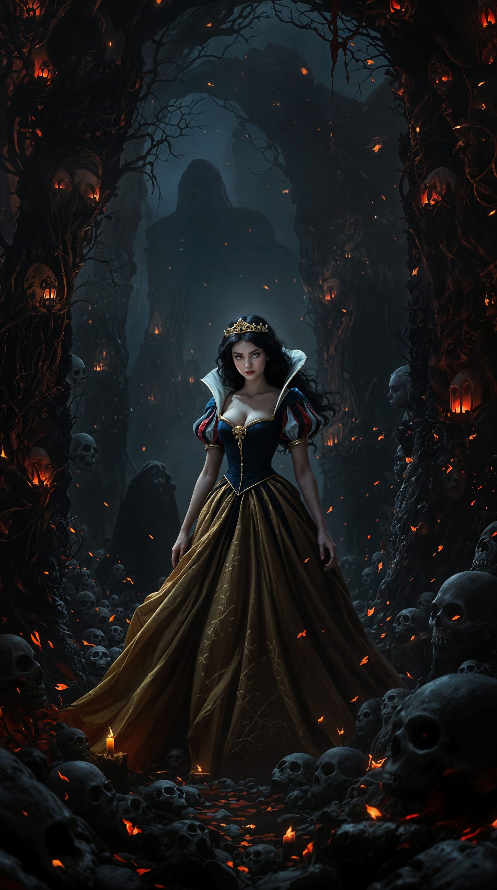 Mysterious Dark Fairy Tale Princess