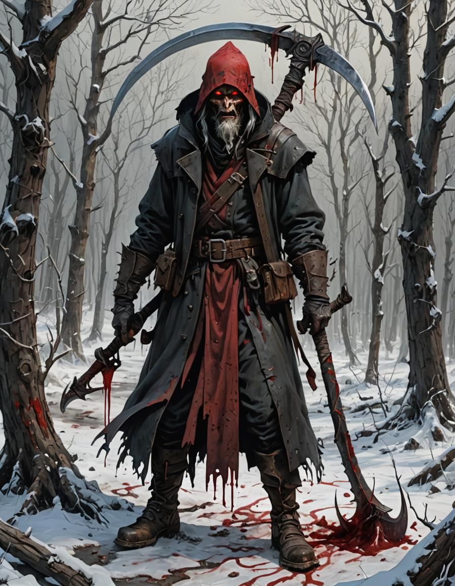 Redcap, or Powrie, the bloodthirsty killers of the Winter Co...