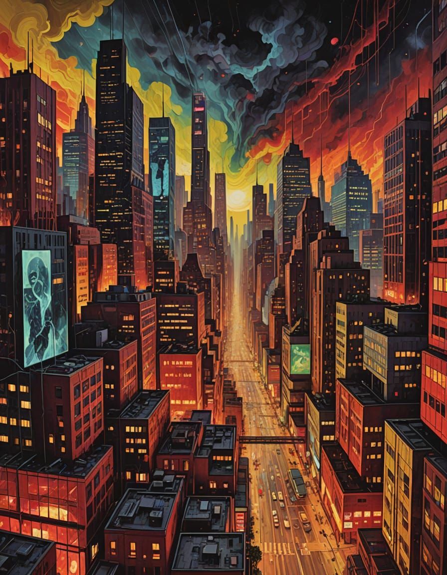 Organic Metropolis in Twisted Flesh