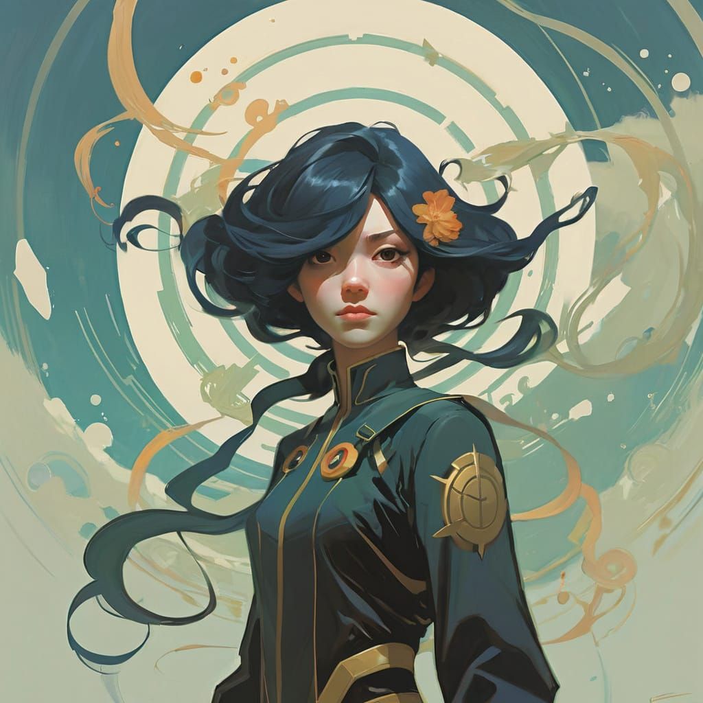 Dynamic Digital Art: Modern Illustration Style