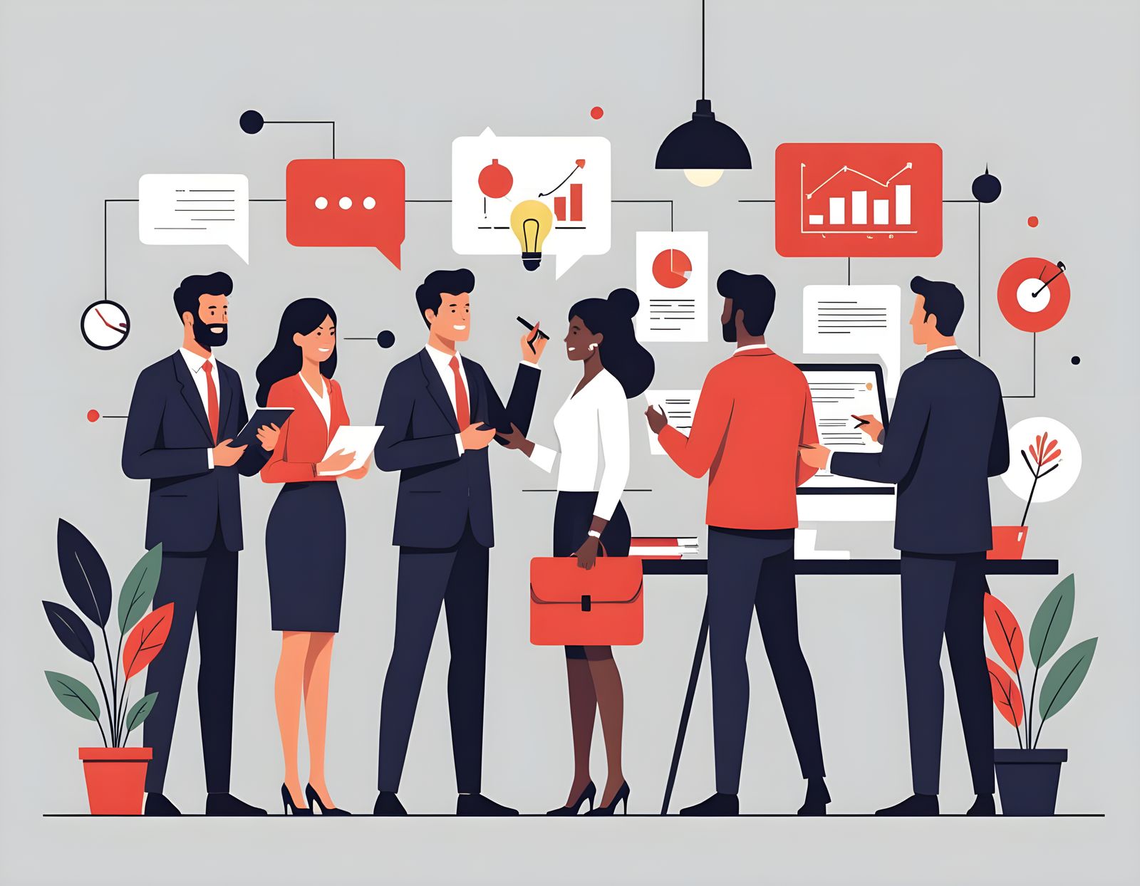 Creative People: Vector Art for Business and Marketing