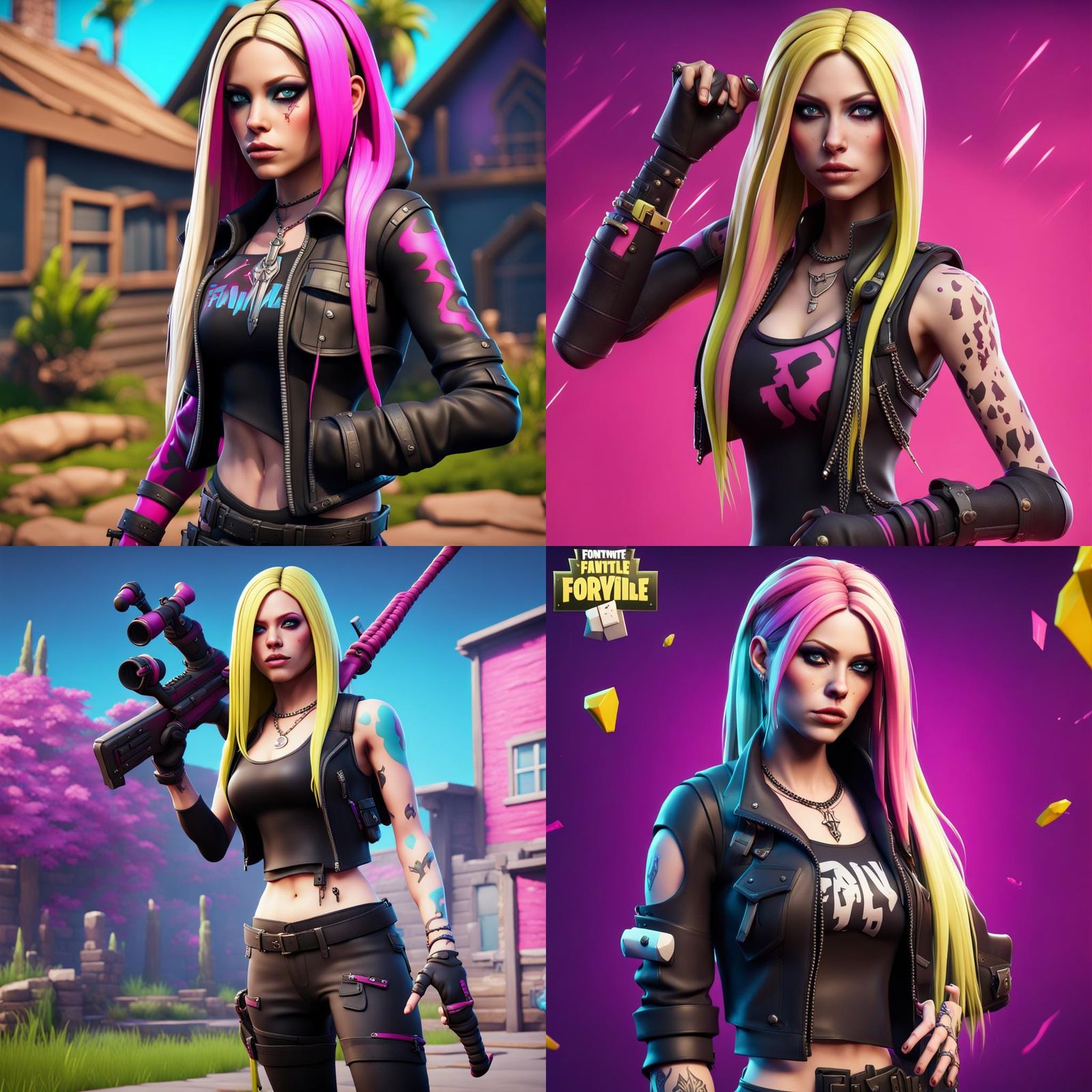 Ethereal Avril Lavigne Fortnite Concept Art