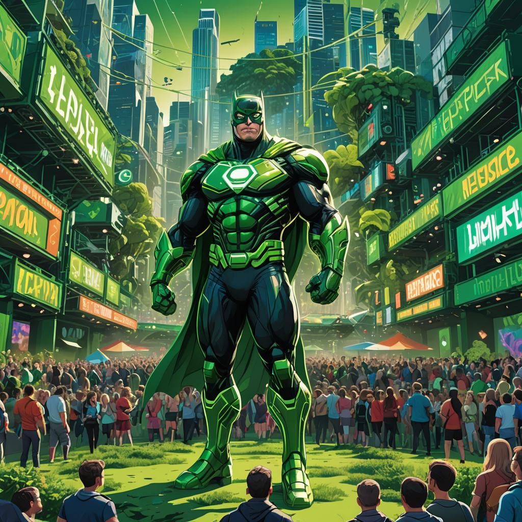 Vibrant Eco-Hero Shines at Green Festival