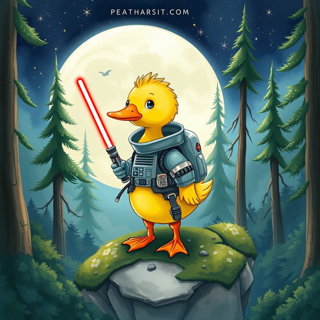 A Galactic Duck's Cosmic Quest