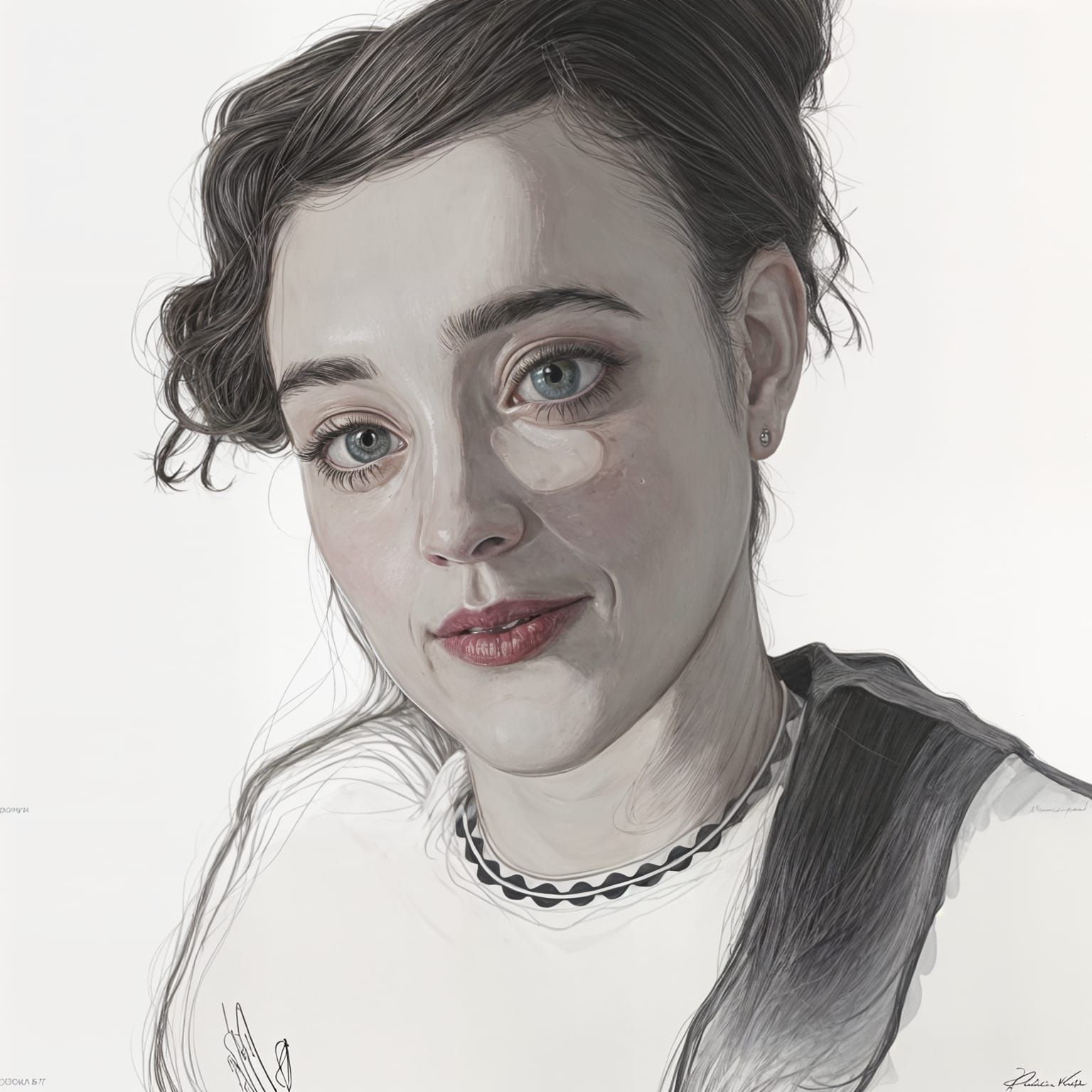 Daguerreotype Portrait in Acrylic Art Style