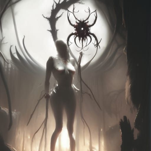 Surreal Dreamcatcher Confronts Dark Underworld Creatures