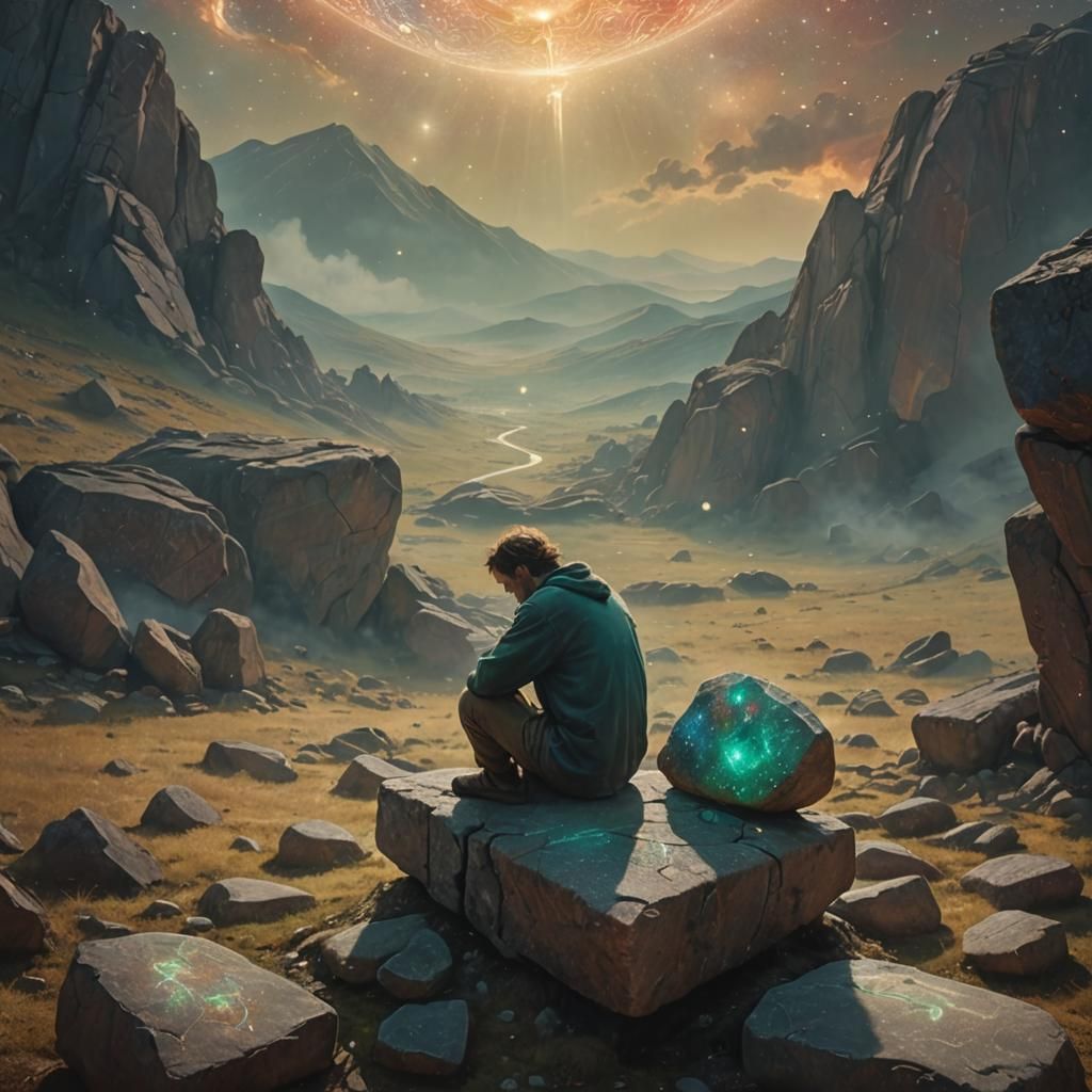 Visionary Art of Jacob in Celestial Splendor