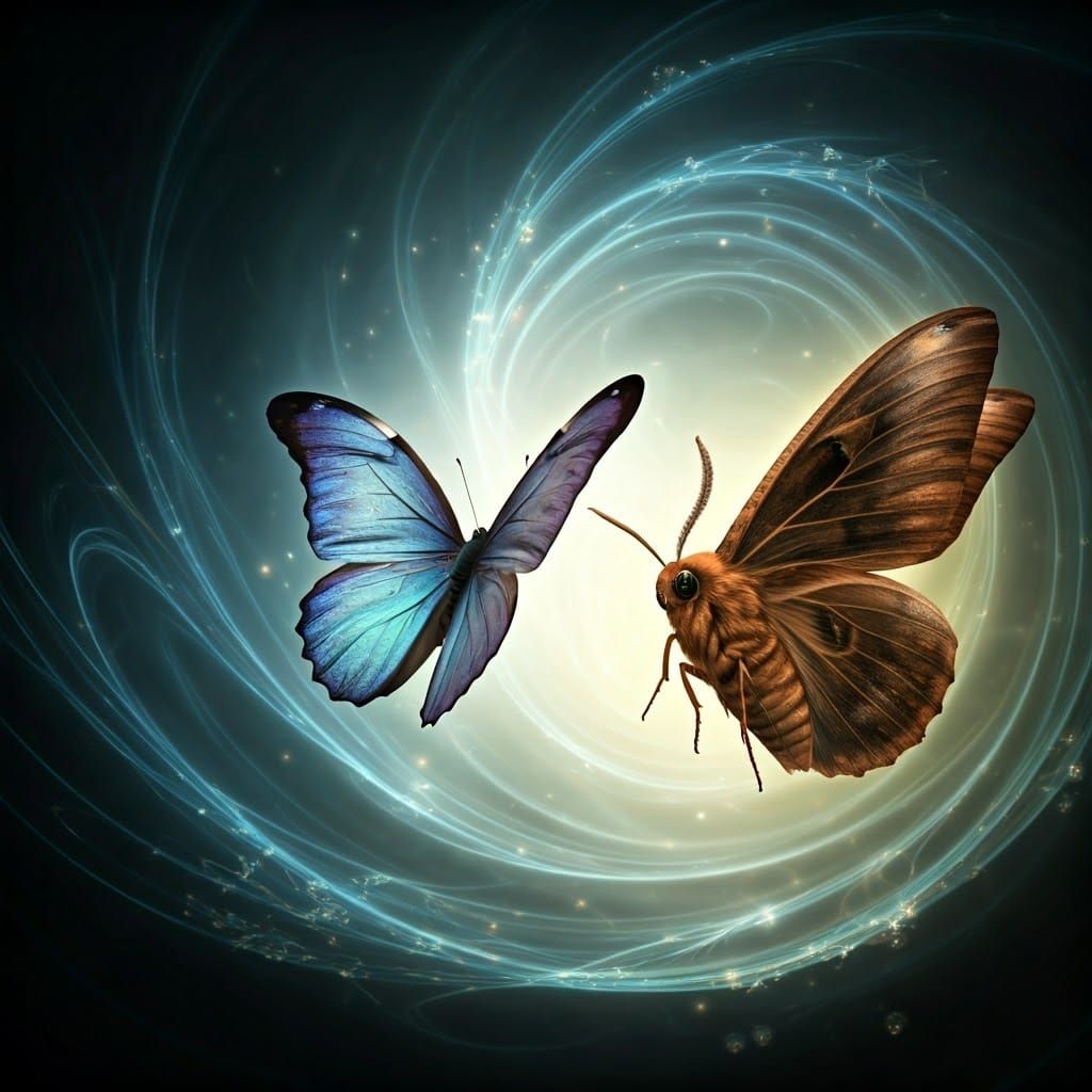 The Butterfly and the Moth