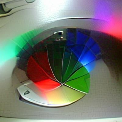 Vibrant RGB Color Spiral