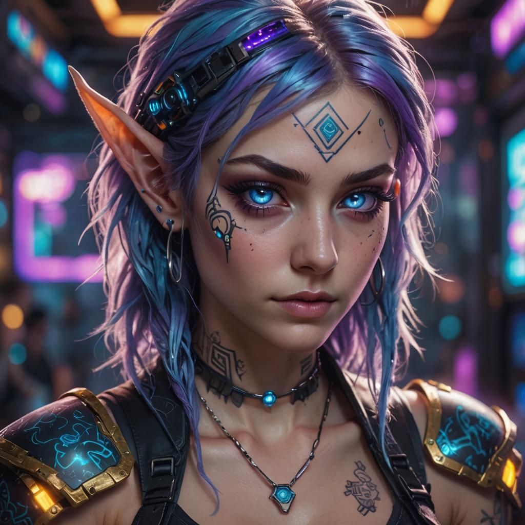 Pixelated perfection with a touch of rebellion.