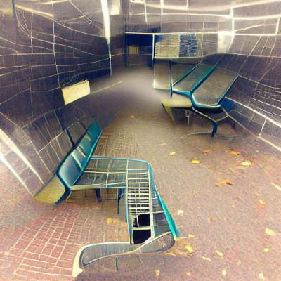 Surreal Landscape Beyond the Veil