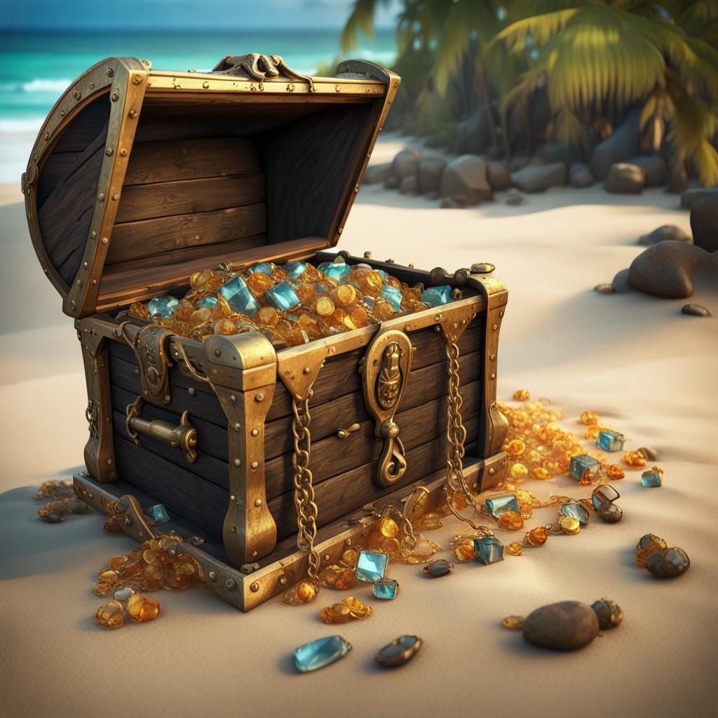 Epic Pirate Treasure Found on Tropical Island Beach