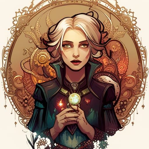 Steampunk Ciri in Golden Luminosity