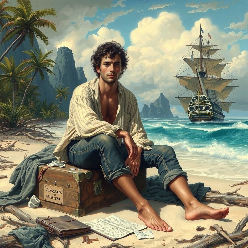 Stranded Gentleman on a Tropical Isle